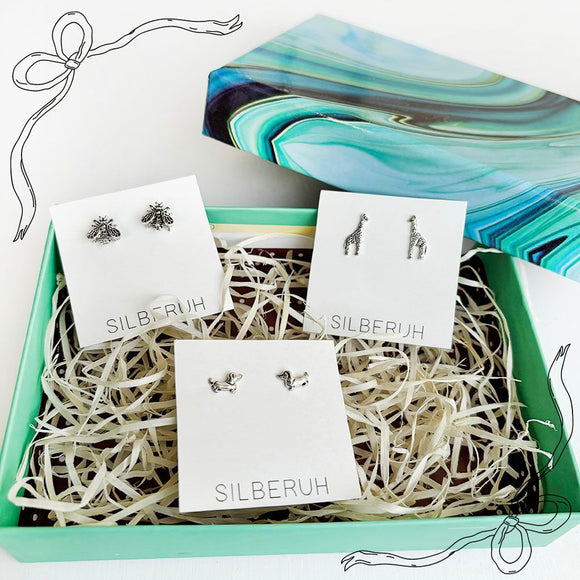 For The Love of Animals Silver Gift Set