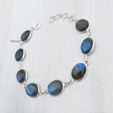 Labradorite Silver Bracelet