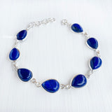 Lapis Lazuli Silver Bracelet