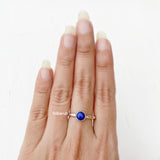 Lapis Lazuli Stacking Silver Ring