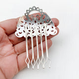 Ornamental Silver Hair Pin