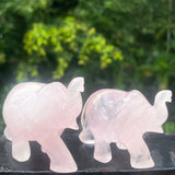 Rose Quartz Elephant