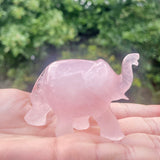 Rose Quartz Elephant