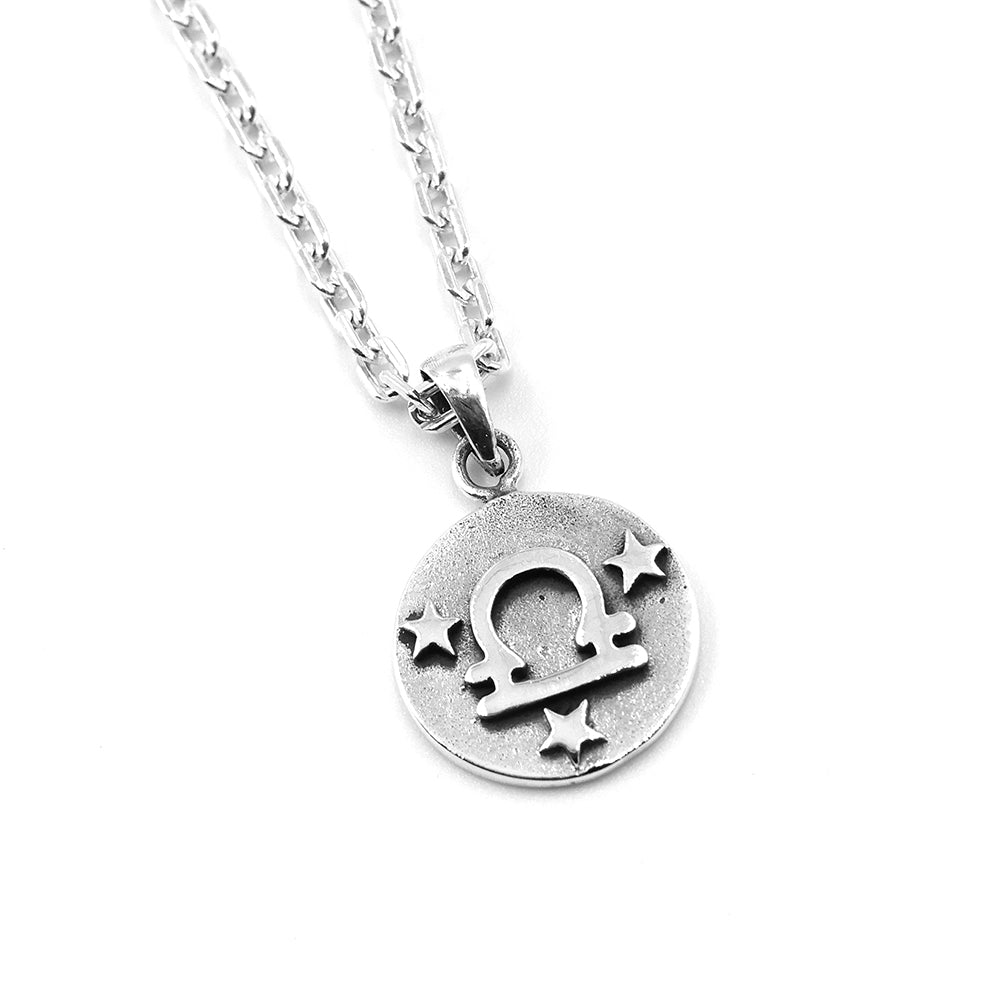 Silver libra pendant discount