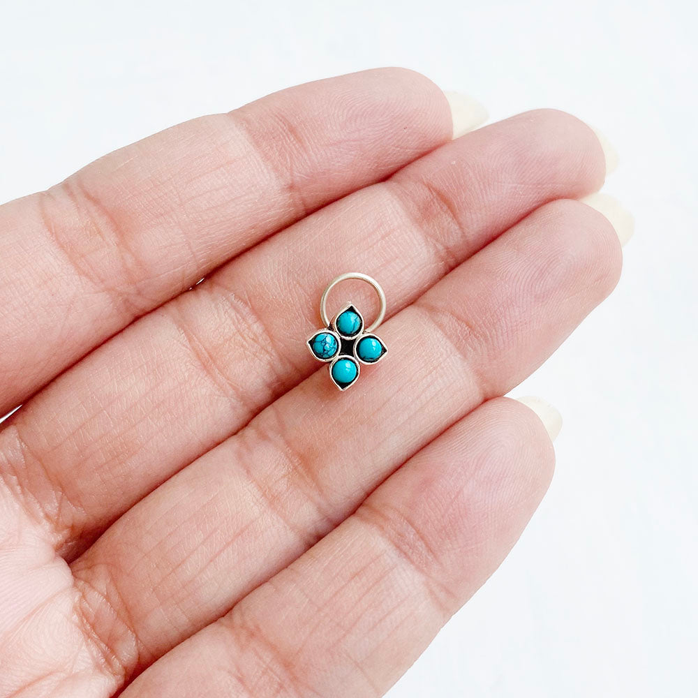 Turquoise nose store pin