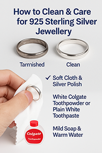 How to Clean & Care for 925 Sterling Silver Jewellery