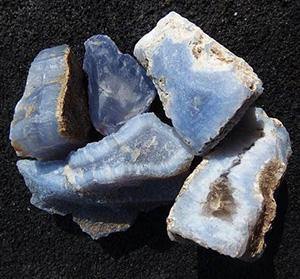 Chalcedony - stone for emotional balance, kindness and friendliness.