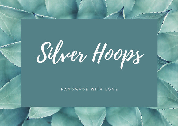 Pure Silver Hoops