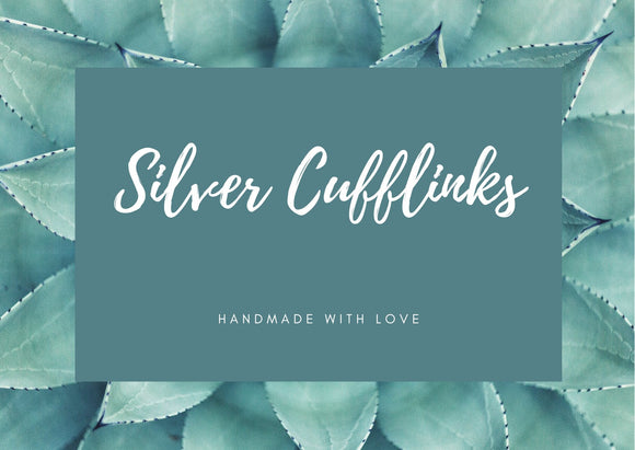 Pure Silver Cufflinks
