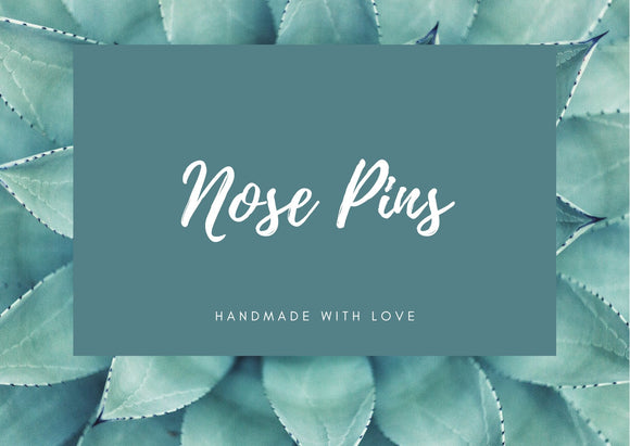 Pure Silver Nose Pins clips