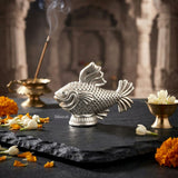 Pure 999 silver fish Vastu showpiece for home and office