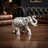 999 silver hollow elephant figurine for Vastu by Silberuh