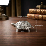 999 silver tortoise showpiece for auspicious gifting