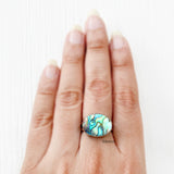 Abalone Silver Ring