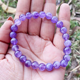Amethyst Beaded Bracelet