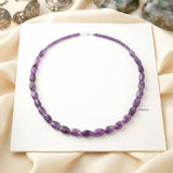 Amethyst Silver Necklace