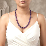Amethyst Silver Necklace