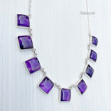 Amethyst Silver Necklace