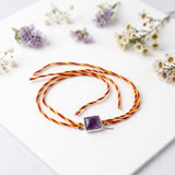 Amethyst Silver Rakhi – Gift the Blessing of Peace & Clarity