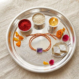 Amethyst Silver Rakhi – Gift the Blessing of Peace & Clarity