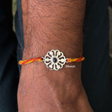 Amethyst Silver Rakhi