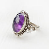 Amethyst Silver Ring