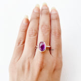 Amethyst Silver Ring