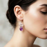 Handcrafted 925 Sterling silver gemstone earrings