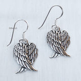 Angel Wing Silver Earring