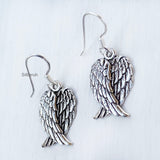 Angel Wing Silver Earring