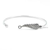 Angel Wing Silver Openable Kada Bangle