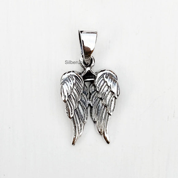 Angel Wing Silver Pendant