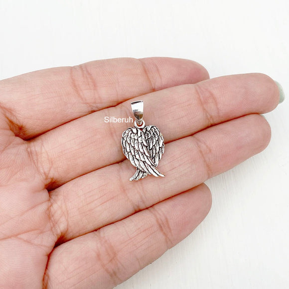 Angel Wing Silver Pendant