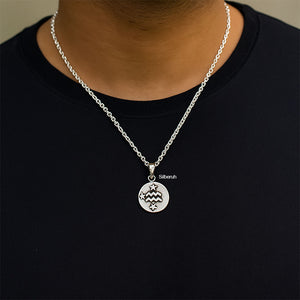 Aquarius Silver Pendant