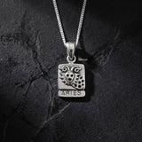 Silver Aries zodiac pendant