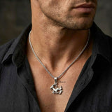 925 Silver Aries Zodiac Sign Pendant