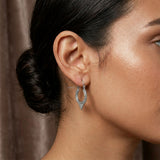Banjara tribal silver hoop earrings 925 India