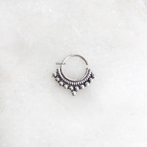 Banjara Silver Nose Ring