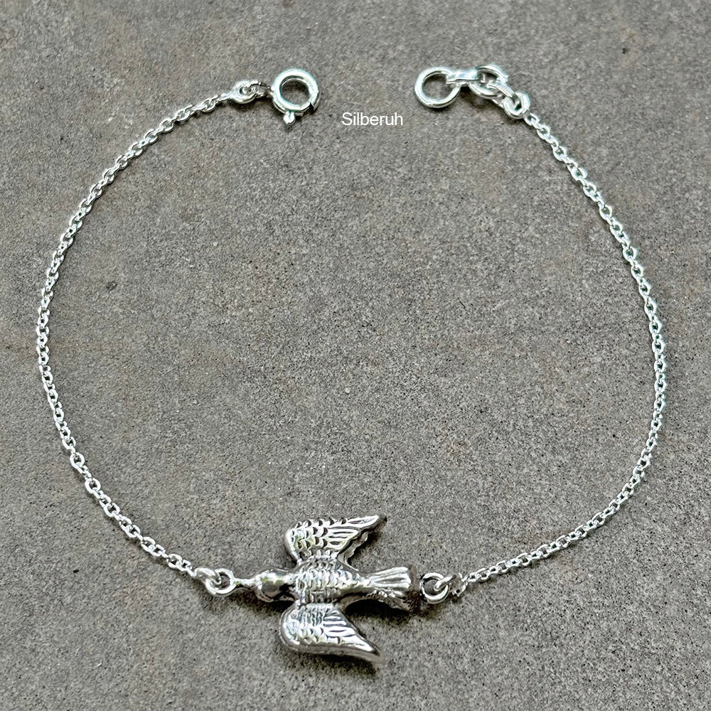 アクセサリー Thunderbird silver chain bracelet Buy Bird Charm Silver Bracelet 925 Sterling India – SILBERUH