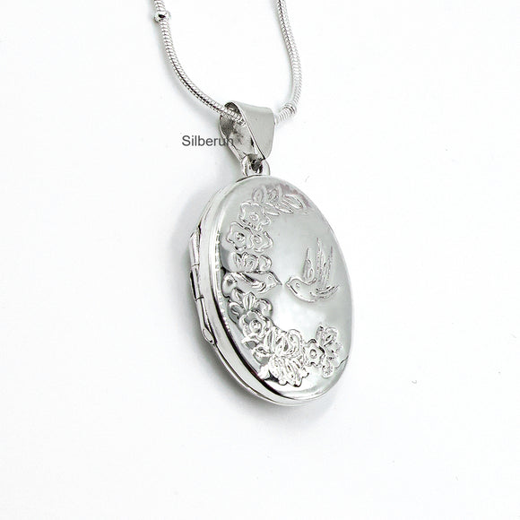 Bird Silver Locket