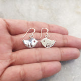 Birds Silver Earring