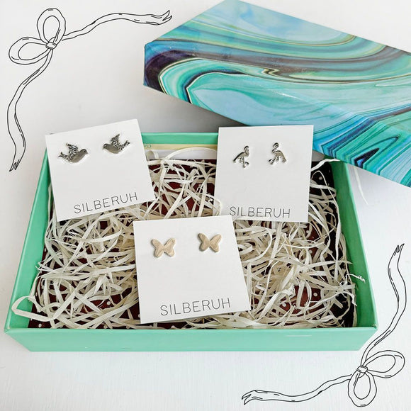 Birds Silver Gift Set