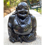 Black Agate Laughing Buddha