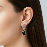 Black Onyx Chakra Earrings