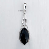Black Onyx Silver Pendant
