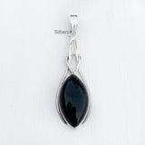 Black Onyx Silver Pendant