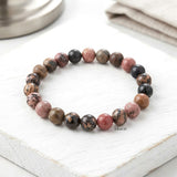 Black Rhodonite Bracelet