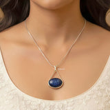 Elegant sterling silver Blue Sunstone jewellery