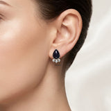 solid sterling silver stud earring