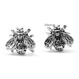 Bumble Bee Silver Stud